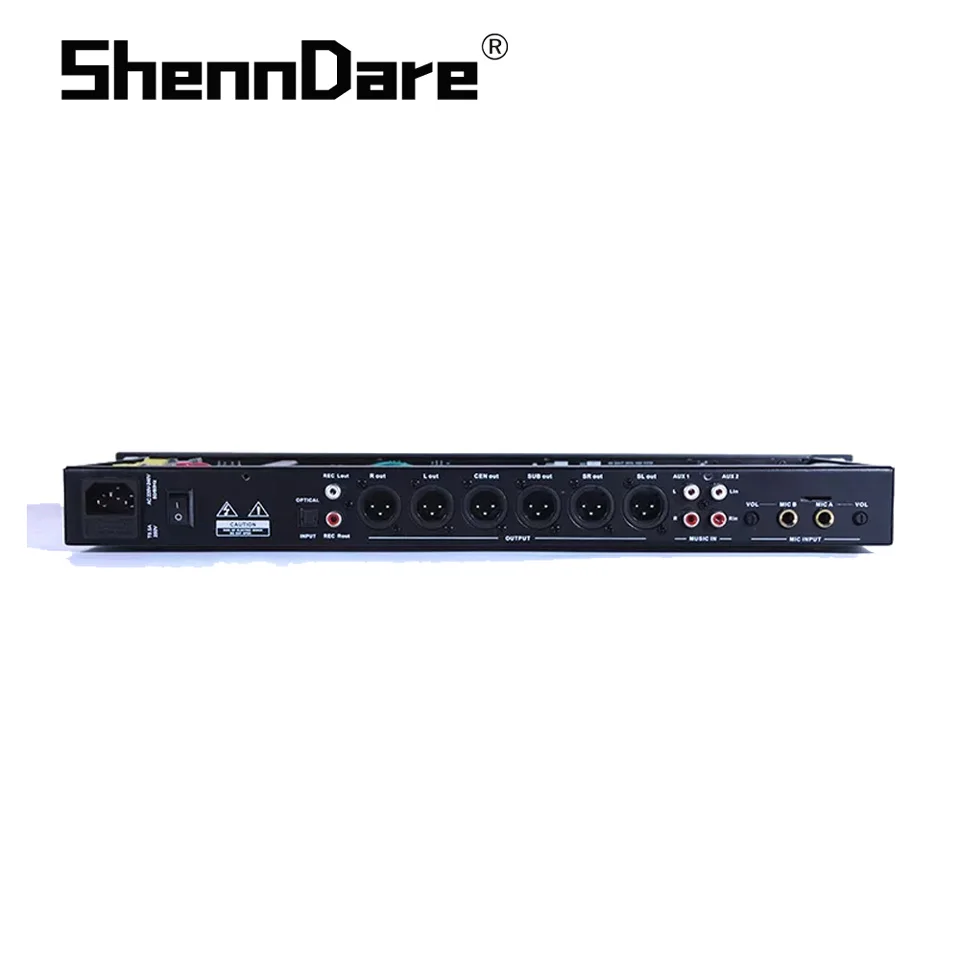 AP-800 DSP Professional Digital Audio Processo Pre-effects KTV  Echo Effec System DJ Mixer Processing Controller Anti-Whistling