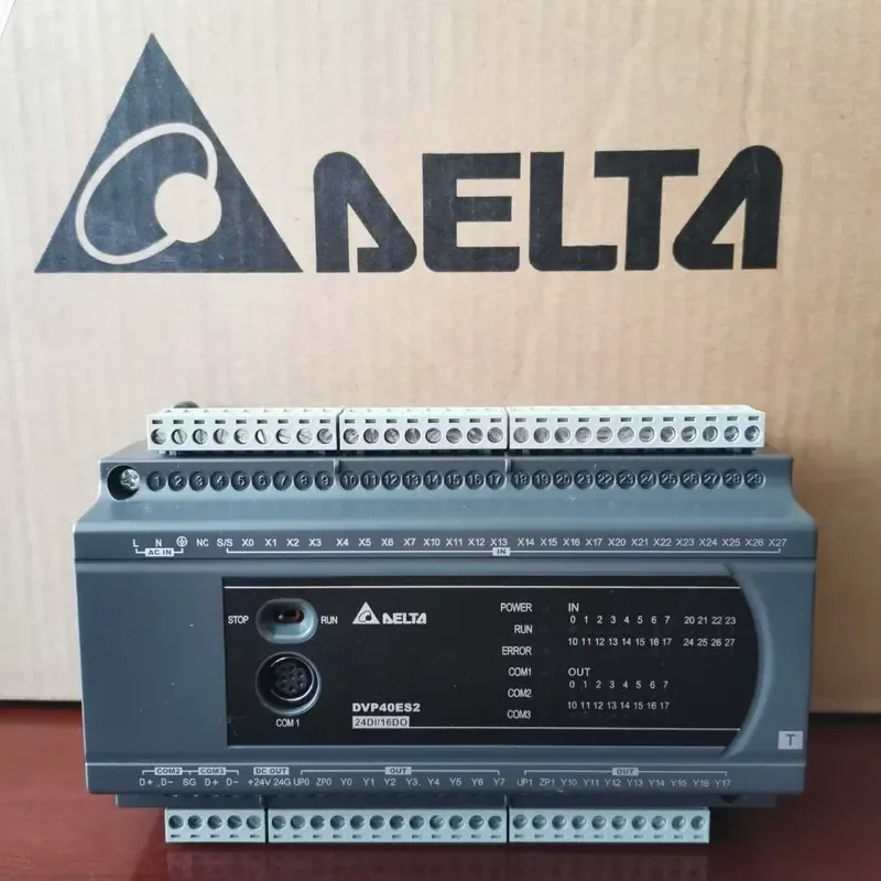 DVP24EC00T3 PLC with 12DI/12DO Transistor Output High Quality 24-Point Host PAC & Dedicated Controllers