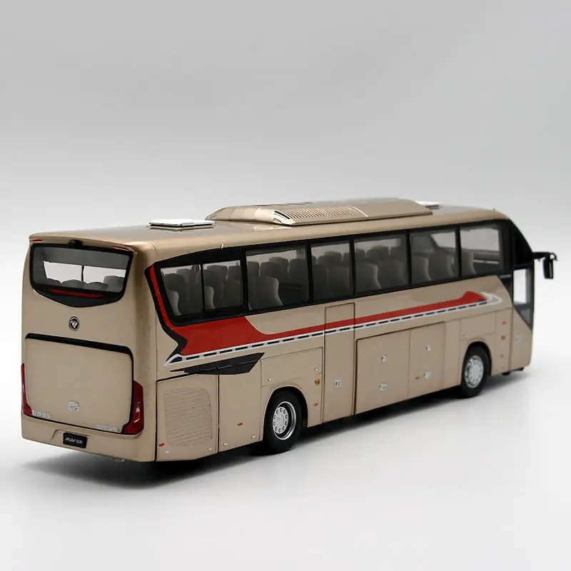 1:36 Scale Foton Ouhui 6122 Tourist Bus Alloy Car Model Ornaments