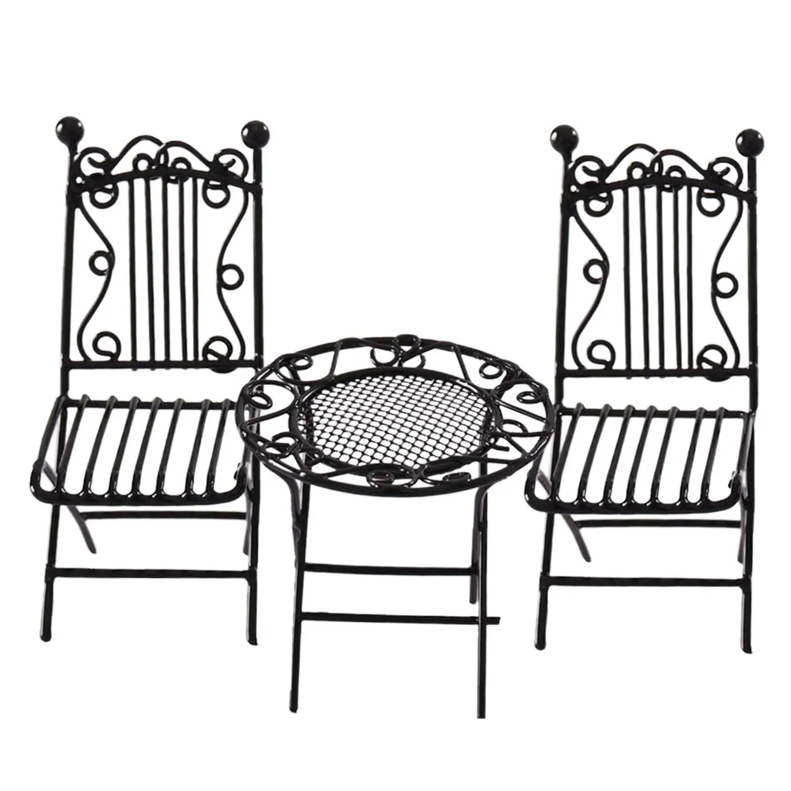 3 pièces 1/12 table basse chaise Collections Mini Table pour la construction architecturale