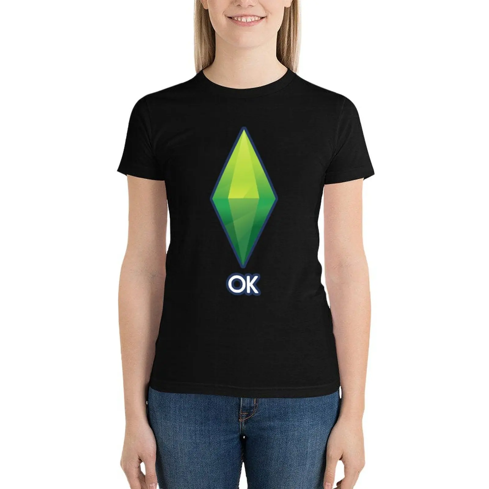 The Sims 4 OK - Loading Screen v1 T-Shirt heavyweights vintage clothes Women's tee shirt