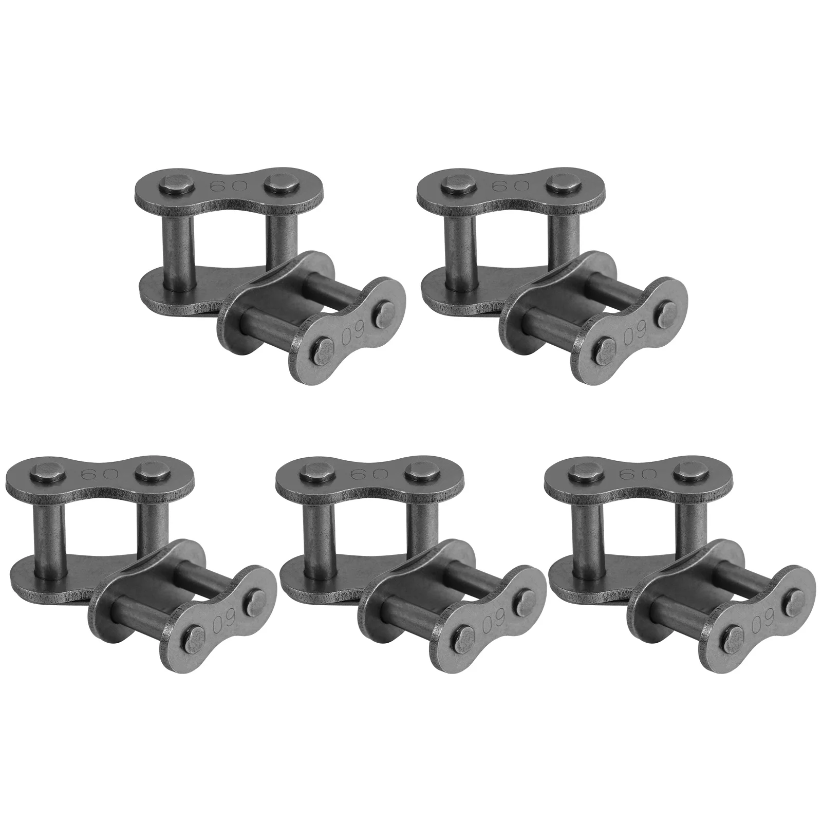 

10 Pcs The Chain Link Buckle Roller Steel Heavy Duty Mechanical Connector Accessories Silver