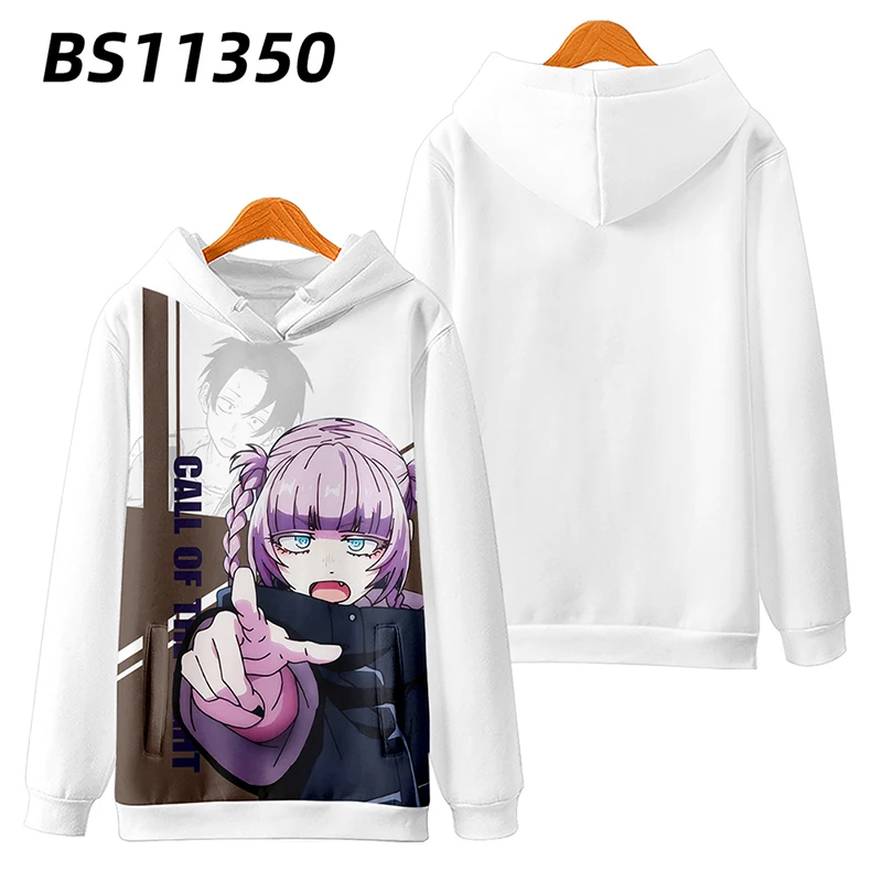 Anime Call of The Night Nanakusa Nazuna Cosplay Hoodie Women Men Harajuku Sweatshirt Streetwear Hip Hop Pullover Hooded Jacket