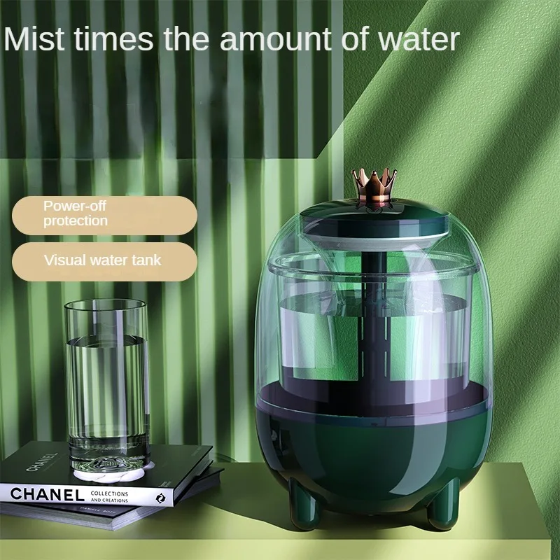 เครื่องทําความชื้นตั้งโต๊ะที่ขับเคลื่อนด้วย USB เหมาะสําหรับและใช้ในรถยนต์ - ความจุพิเศษ 33.81 ออนซ์