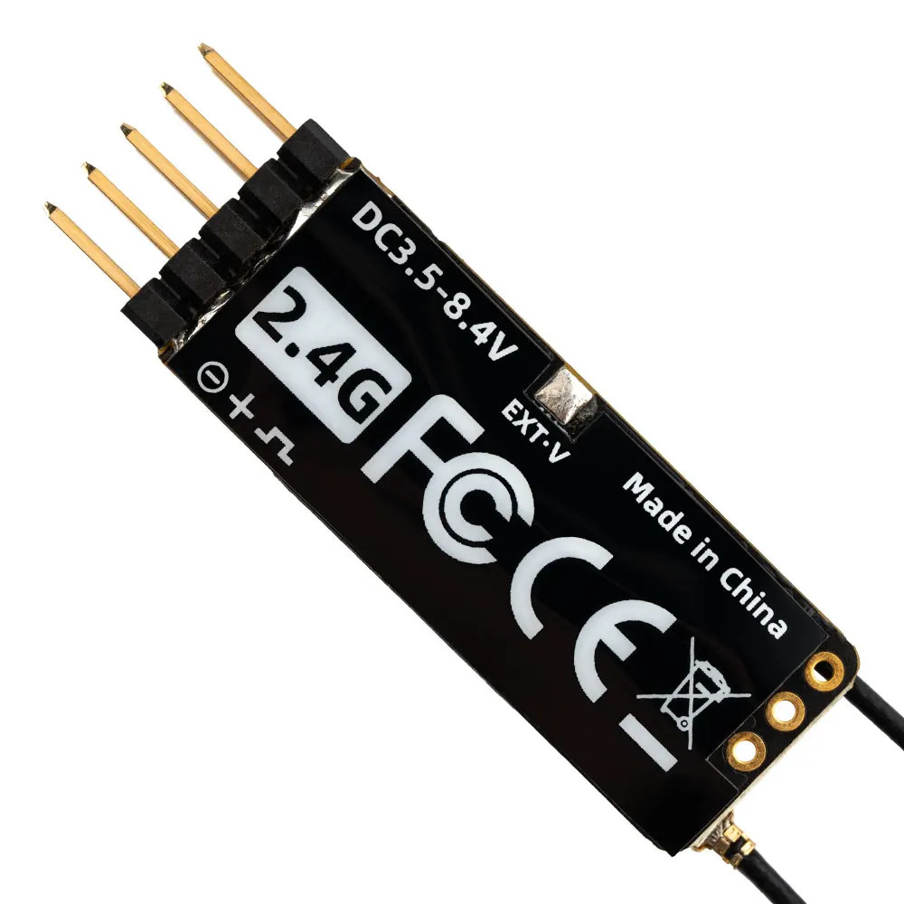 In Stock RadioMaster ER6G Slim ExpressLRS CRSF PWM Dual Antenna RC Receiver