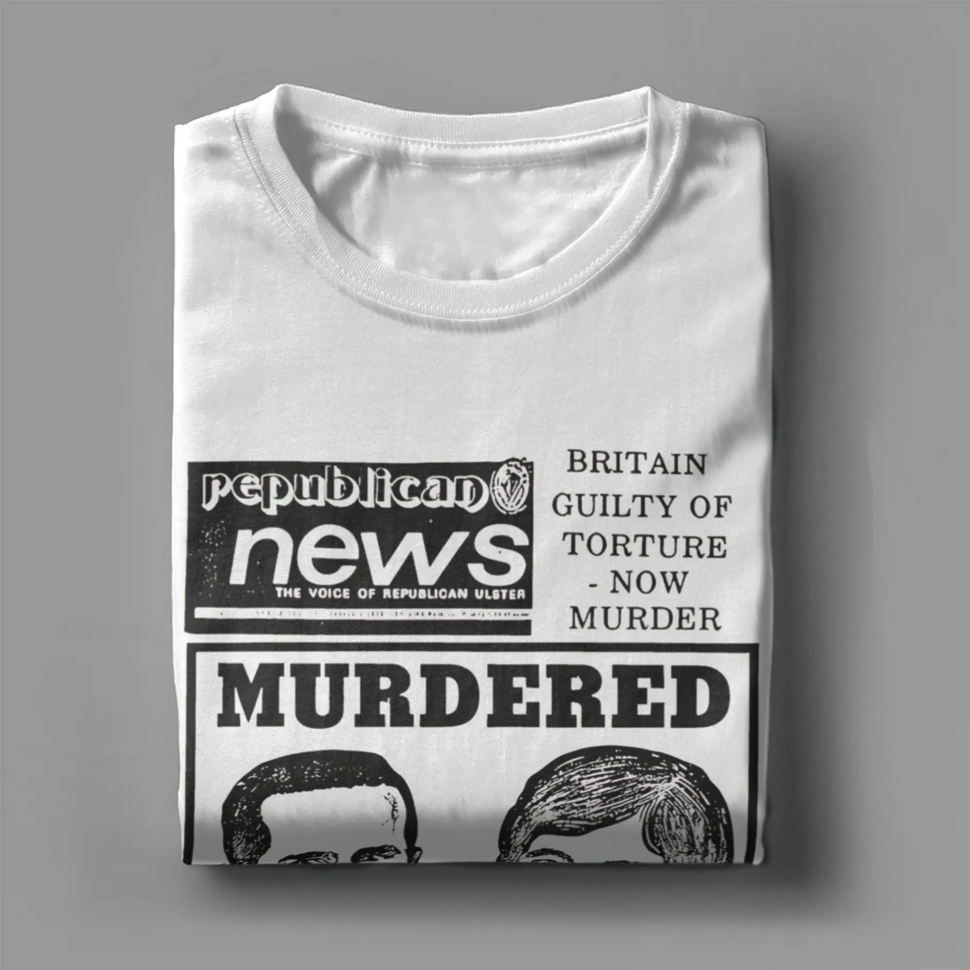 بوبي ساندز الأخبار الجمهورية IRA التاريخ الأيرلندي تي شيرت للرجال القطن تي شيرت طاقم الرقبة قصيرة الأكمام تي شيرت جديد وصول بلايز