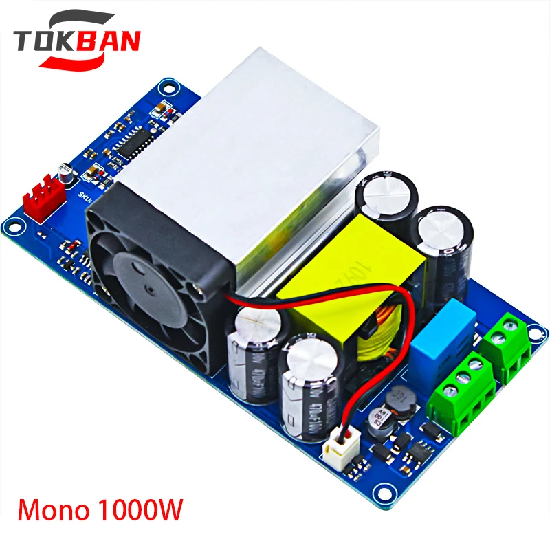 

TPKBAN IRS2092S Моно 1000 Вт Плата усилителя высокой мощности HIFI Стерео Плата цифрового усилителя класса D Моно Сабвуфер