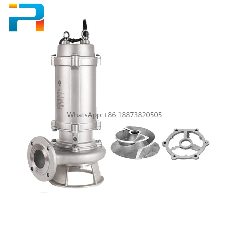 High Flow And High Head 10-30Hp Cast Iron High Flow Heavy Duty Submersible Sewage Pump