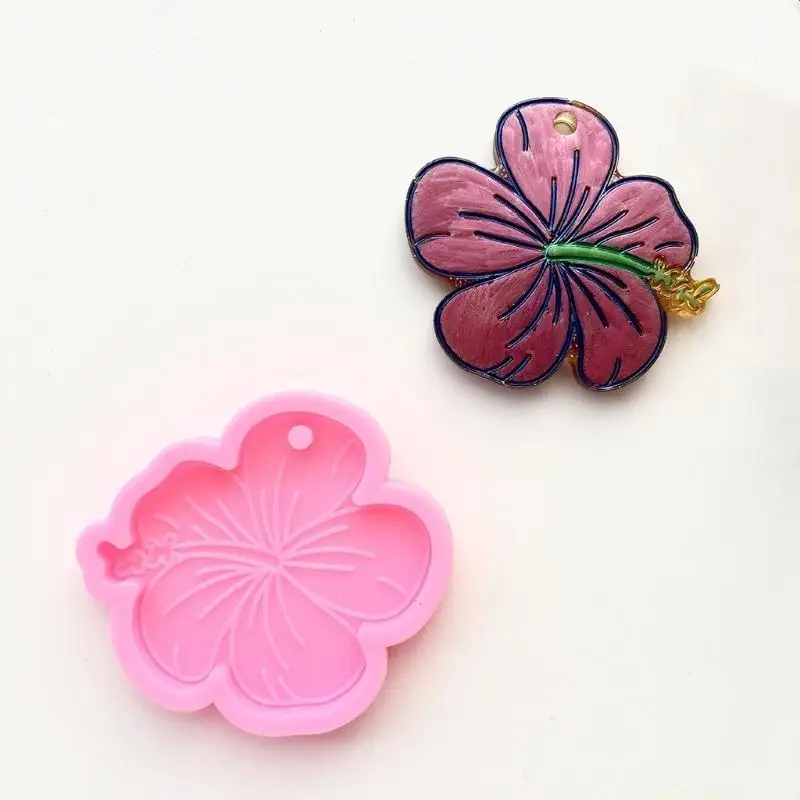 QX2E Pendant Mold Jewelry Pendant Making Resin Mold Cake Decoration Tool