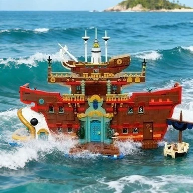 

Floating Restaurant Building Blocks Sets 3402pcs Compatible With Legoed Particles Suitable For Christmas Gifts 75640