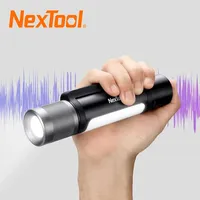 NexTool 12 in 1 Music Flashlight Outdoor 900lm IPX4 Waterproof Built-in Speaker Emergency Powerbank RGB Music Rhythm Light Torch
