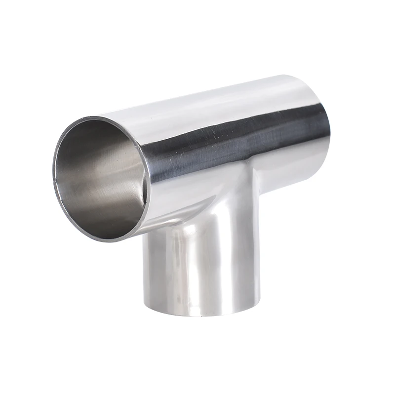 19/25/32/38/45/51/63/76Mm Pipe OD Butt Weld Tee 3 Way Connector Sanitary Pipe Fitting SUS304 Stainless Homebrew