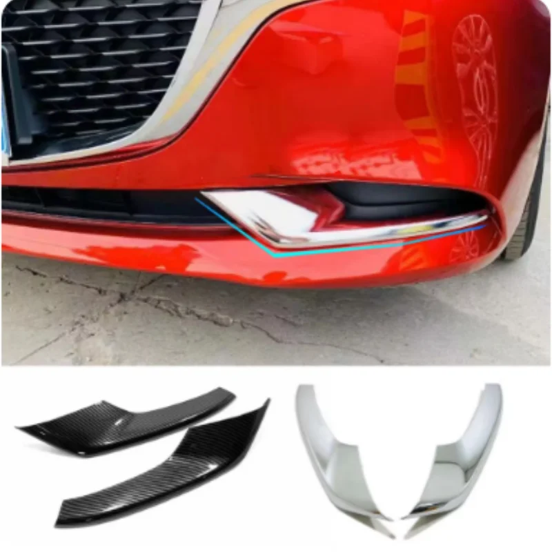 

For Mazda3 Axela M3 2020-2023 body head, front fog lamp, rear fog lamp cover car decoration accessories