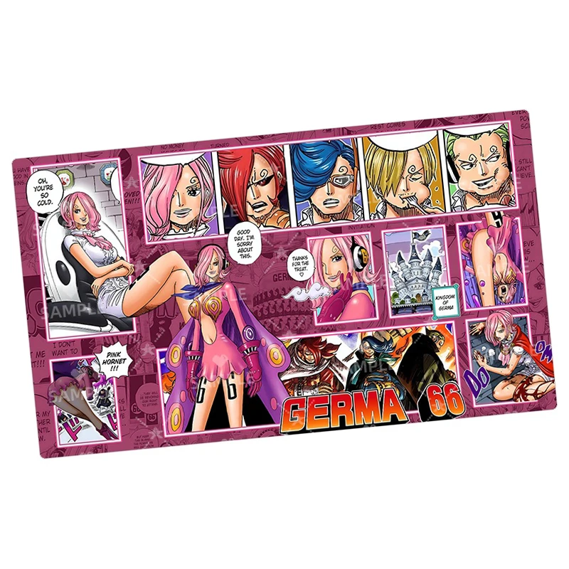 Opcg 600x350mm uma peça portgas d ace uta único jogador cartão playmat anime dos desenhos animados bom argila borracha jogo de tabuleiro tapete mouse brinquedo