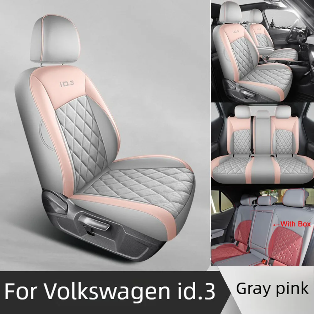 Nieuwe Autostoel Cover Voor Vw ID.3 2021 2022 2023 2024 2025 Custom Fit Seat Protector Alle Seizoen Volledig Omringd interieur Accessoire