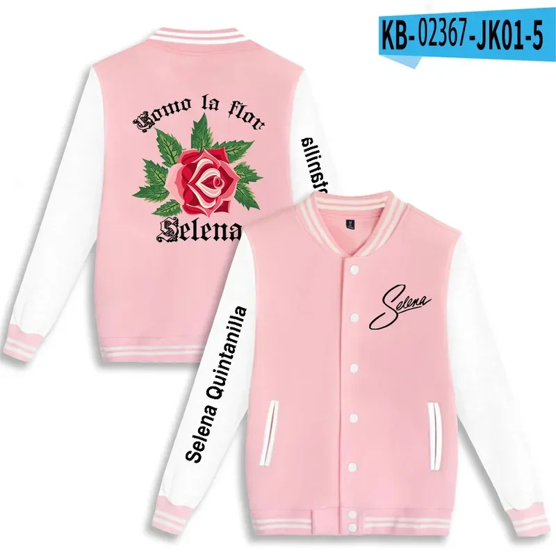 سترة بيسبول من Anza Quintanilla للرجال والنساء ، سترة بومبر ، ملابس خروج ، ملابس الشارع ، الهيب هوب ، زي البيسبول الجامعي ، بدلة رياضية غير رسمية