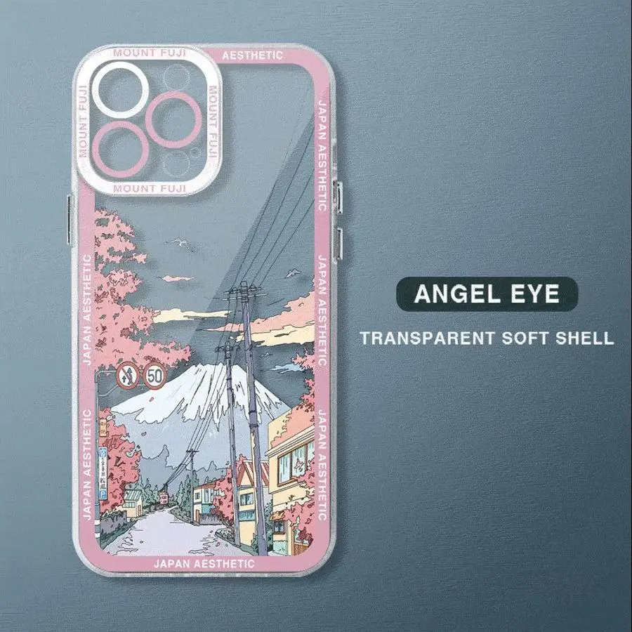 Sakura Street Japan Case for Realme C55 C67 C53 C35 C33 C31 C30 C25 C21y C20 C21 C15 C12 7 8 9 Pro Plus 7i 8i 9i 7 Pro Clear