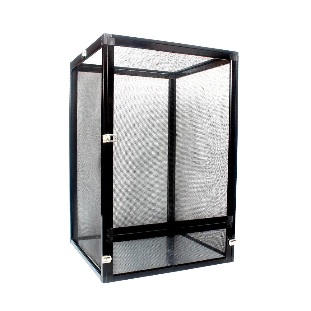 Aluminium Alloy Cage Reptile Screen Enclosure Chameleon Cage Reptile Terrarium Mesh Cage