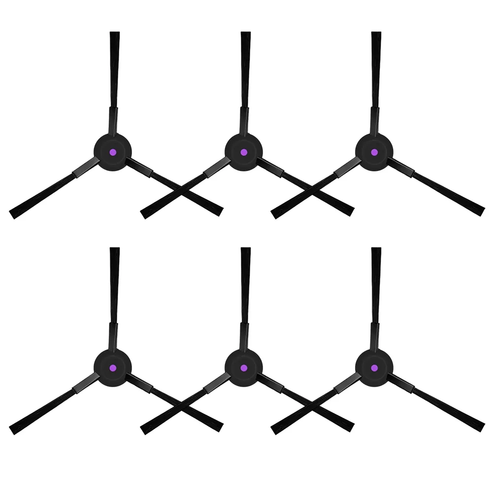 6 فرش جانبية للمكانس الكهربائية ملحقات فرشاة جانبية لـ Cecotec للمكانس الكهربائية الروبوتية Conga X70
