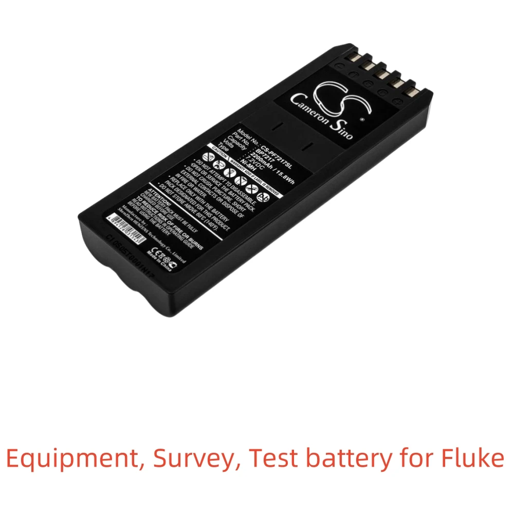 بطارية اختبار مسح Ni-MH ، بطارية لـ Fluke ، بجهد V ، مللي أمبير في الساعة ، 741B ، 743B ، من من من من نوع 867B DSP100 DSP2000