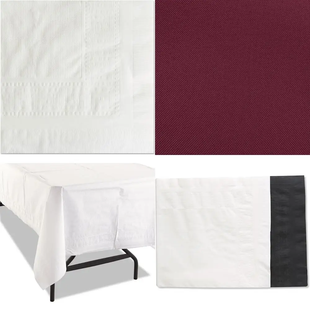 

Cellutex Tablecover Tissue Poly Lined 54x108 Inches White 25 Pack Long Tail Keyword