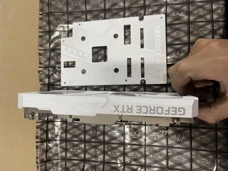 Original white Radiator Cooler for ASUS RTX3060 RTX3060ti Mini Graphics Card with Backplate