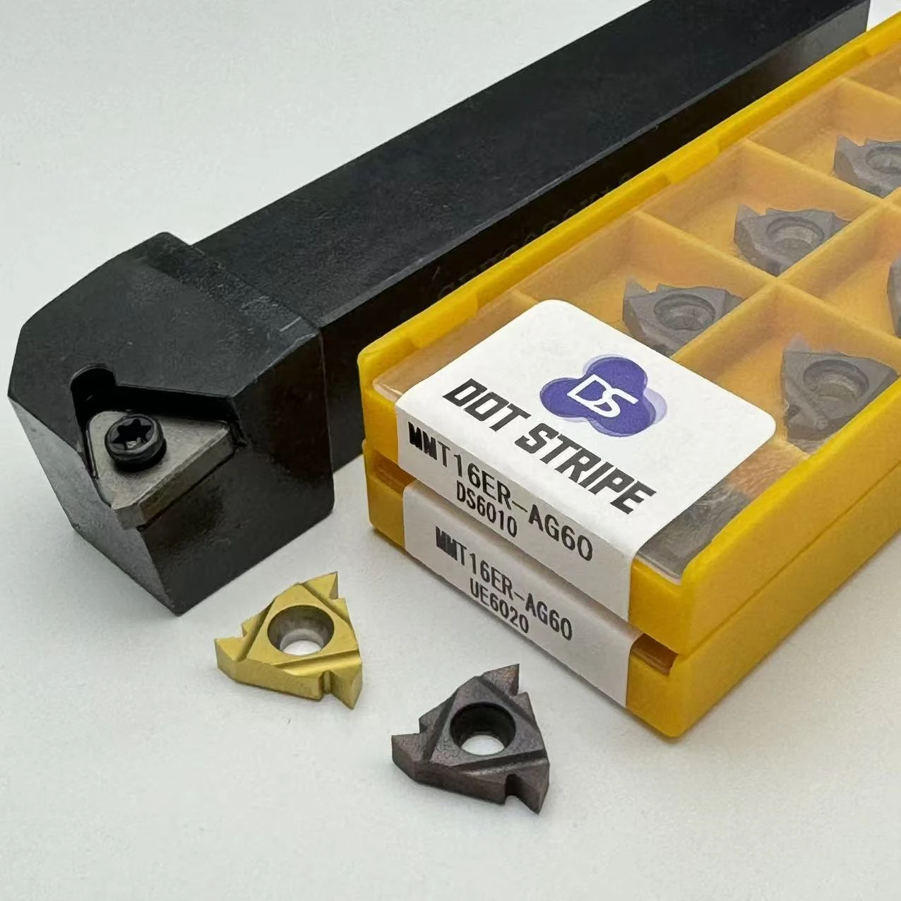 SER1212H16 SER1616H16 SER2020K16 SER2525M16 Portautensili per tornitura filettatura esterna 16ER AG60 VP15 Inserti in metallo duro Utensile da taglio SER