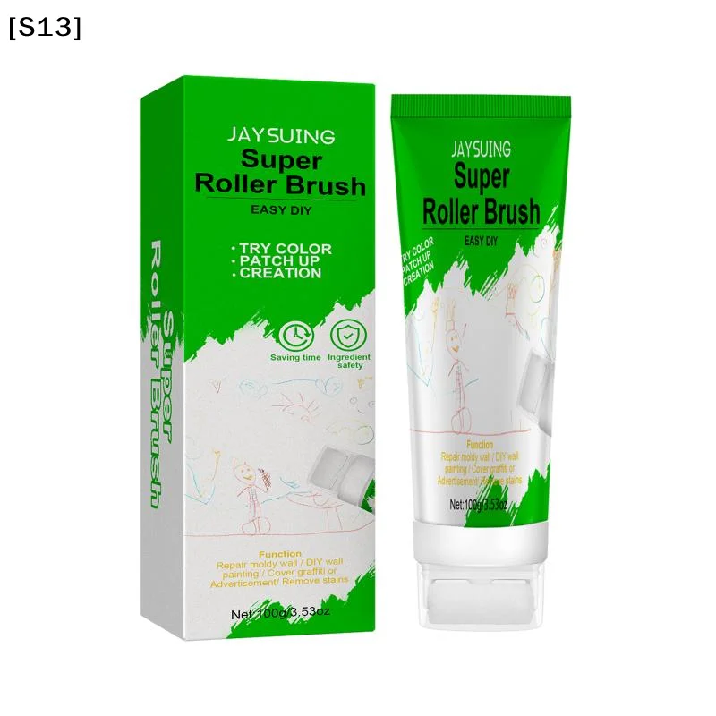 

Roller Brush Wall Repair Cream Household Wall Stain Graffiti Crack Cover Refurbish Nourish Repair Paste[Q]Q@