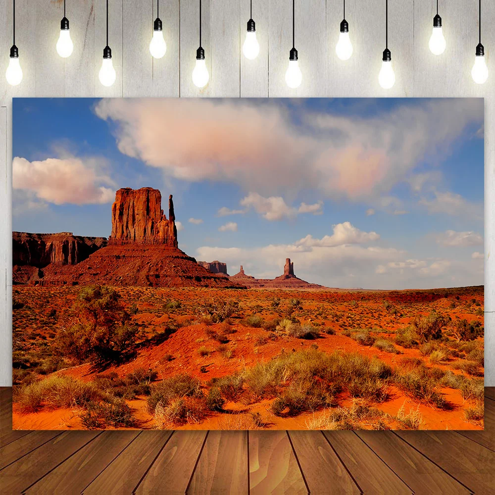 

Highway Backdrop American Monument Valley Runway Desolate View Blue Sky Clouds Photography Background West Road Trip Road Racing