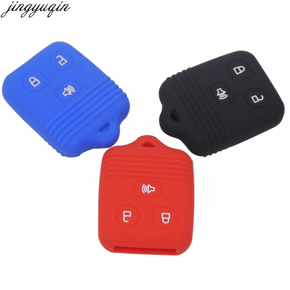 

Jingyuqin Remote 3 Buttons 2+1panic Car Keys Cover Case Fob Case Styling For Ford E-Series/EconolineClub