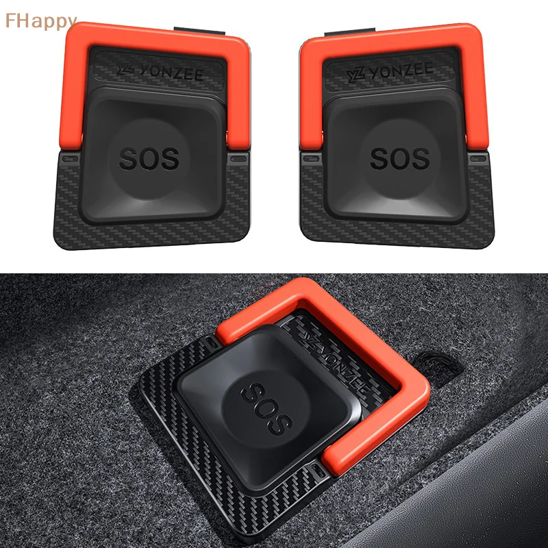 

1Pair Rear Door Emergency Safety Handles For Model 3 Y Highland Juniper Rear Door Emergencies Safety Pull Rope Car Accessories