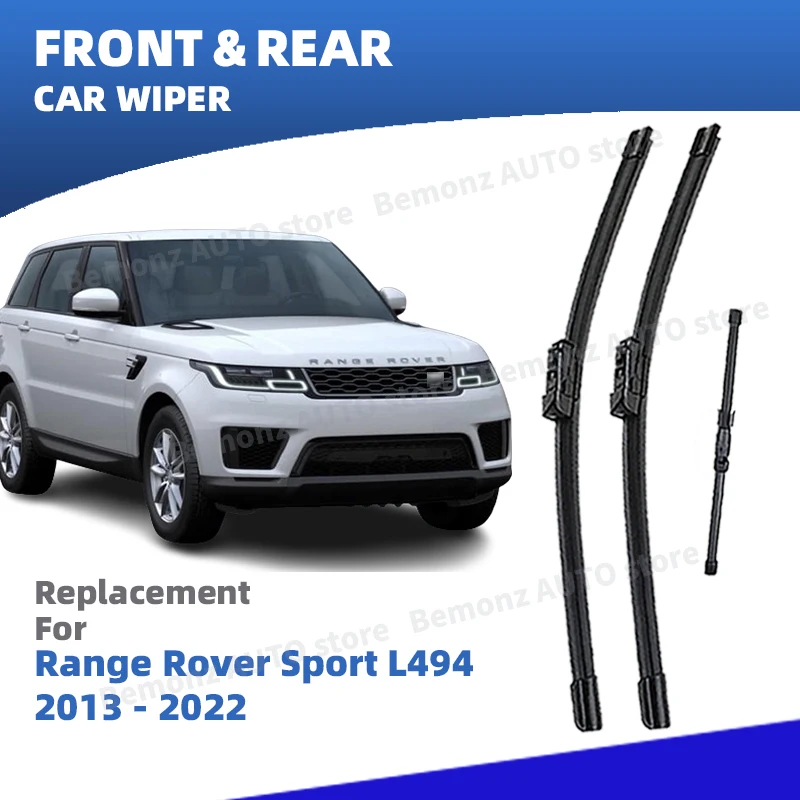 LHD Vorne Hinten Scheibenwischerblätter Für Range Rover Sport L494 2013 - 2022 3 Stück Windschutzscheibenreinigungszubehör