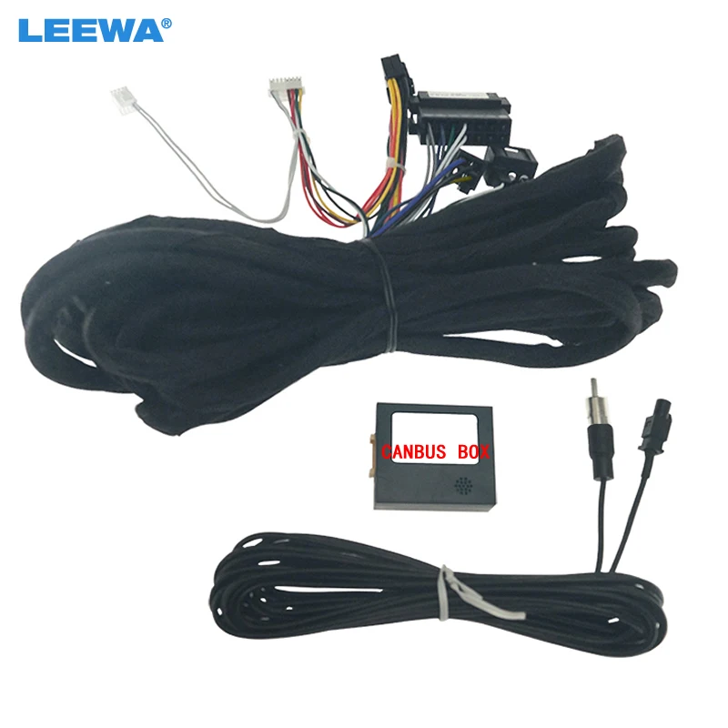 

LEEWA Car Android 16PIN Power Wiring Harness Cable With Canbus For Mercedes-Benz 06–13 S-Class Fifth generation W221 #CA6986