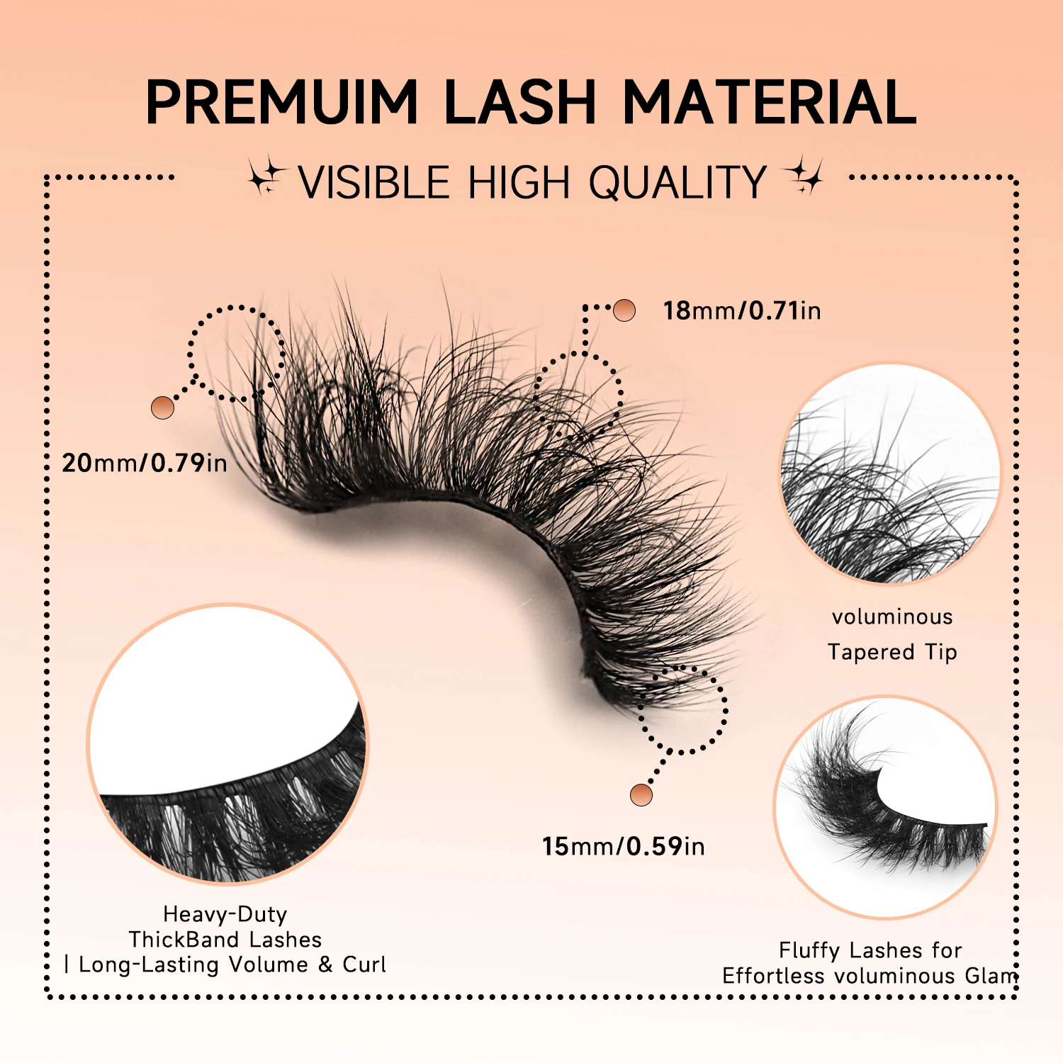 ขนตาปลอม LASVIREY แบบฟูหนา 8D  - Eyelash Extension Full Set บทวิจารณ์และราคา