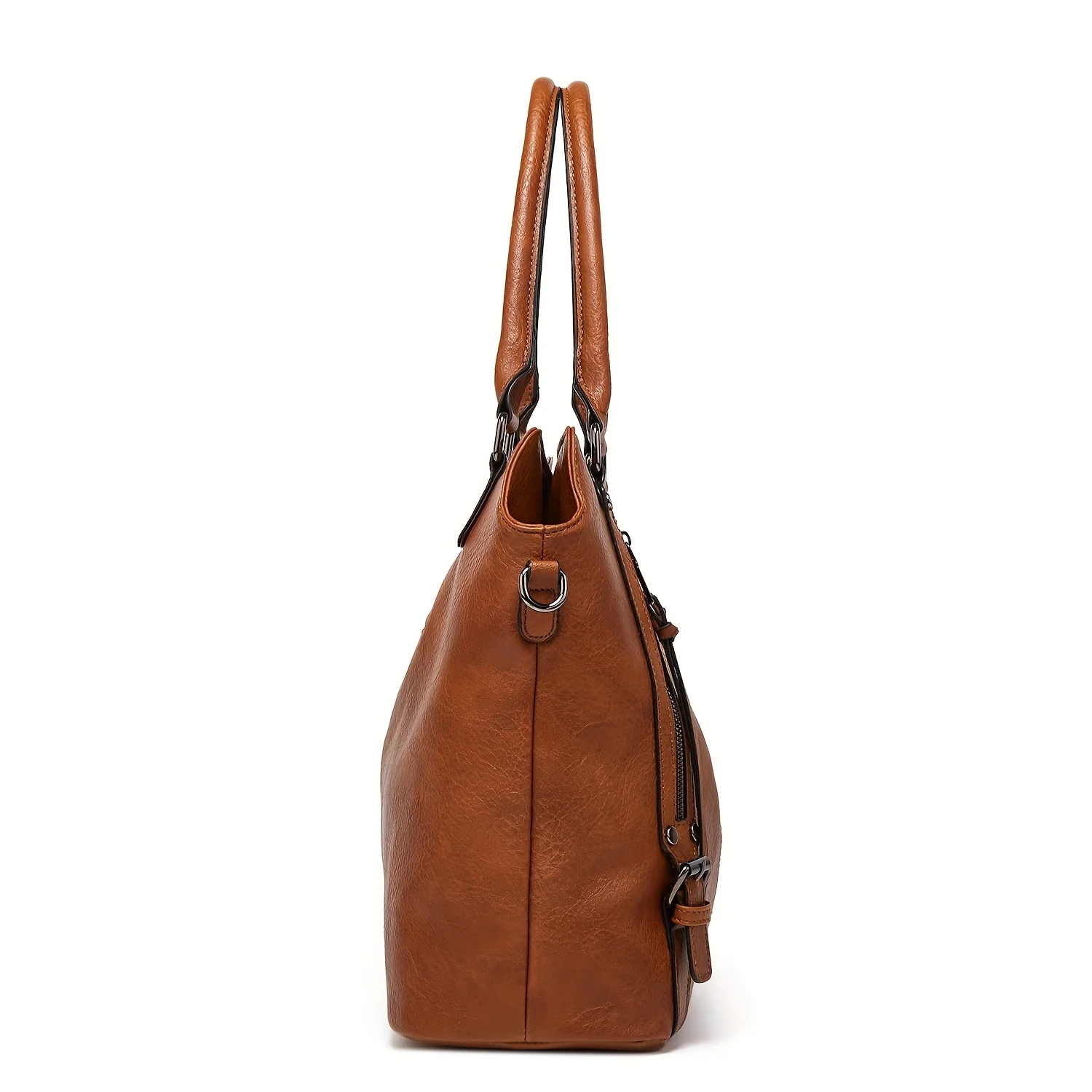 2 Piece Set + Women's Tote Bag PU Leather Large Capacity Large Pocket Handbag Crossbody Bag Adjustable Shoulder Strap