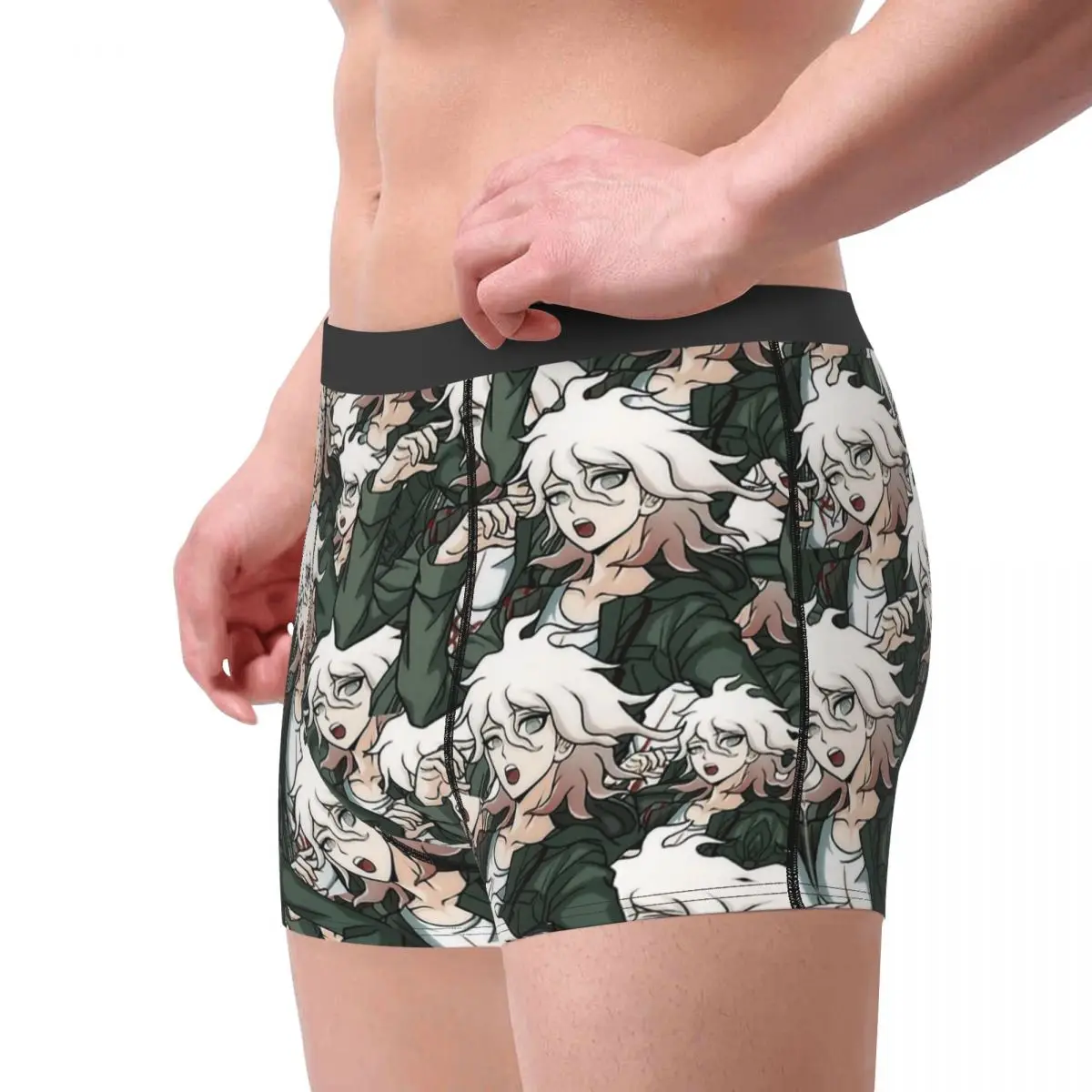 Boxer pour Homme, Papeterie Ito Komaeda Voice Manucure, Rétro recruté anronpa MakPain Game, Sous-Vêtements Respirants 402, Cadeaux d\'Anniversaire