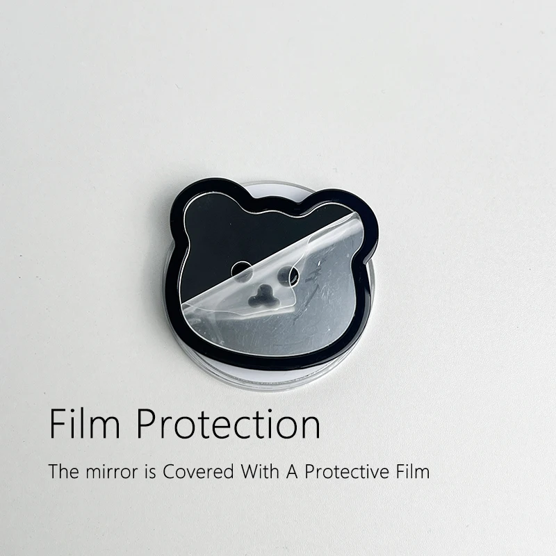 لطيف الدب مرآة المغناطيسي المقبس قبضة حامل هاتف ل Magsafe آيفون ماك سامسونج آمنة البنصر توسيع الوقوف