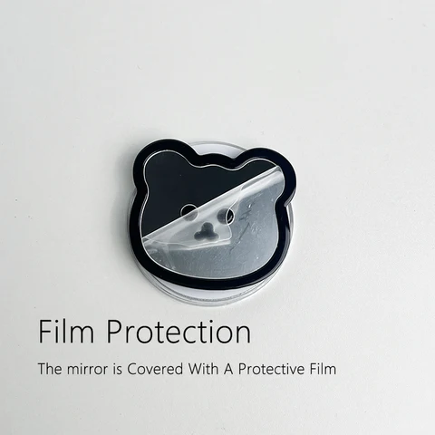 Зеркальный магнитный держатель для телефона с милым медвежонком Magsafe для iPhone, Mac, Samsung, Safe, расширяющийся под кольцо с пальцем топ 8 магнитное зеркало - №5