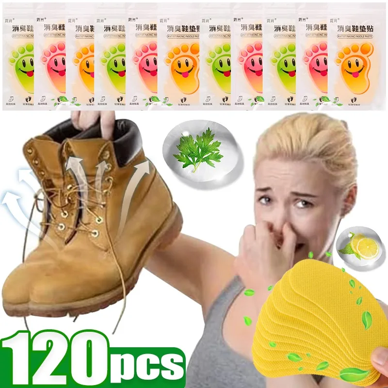 

Foot Deodorization Sticker Lasting Fresh Fruit Fragrance Shoe Deodorizing Patch Soft Remove Odor Paste Pad Deodorant Stickers