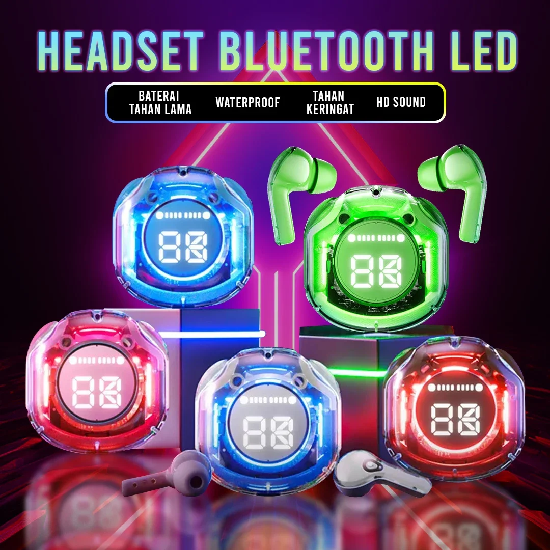 T8 Tws Bluetooth Earbuds with LED Digital Display Hifi Enc Bt 5.3 Wireless In-Ear Earphone for Xiaomi Huawei iPhone Headphone