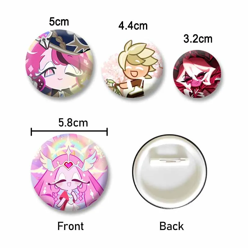 CRK Ring Candy Eternal Sugar Cookie Brooch Cute Game Character Enamel Pins Handmade Cartoon Badge Backpack Clothes Decor Jewelry
