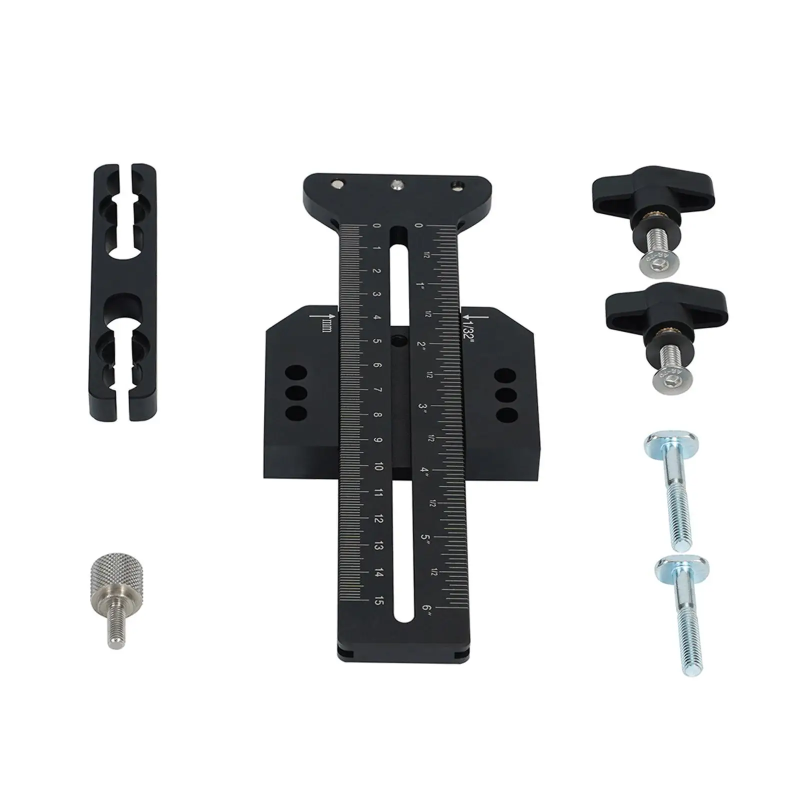 Table Saw Jig Guide Woodworking Router Roller Sliding Tenon Tool Aluminium Alloy for Crafting Boards
