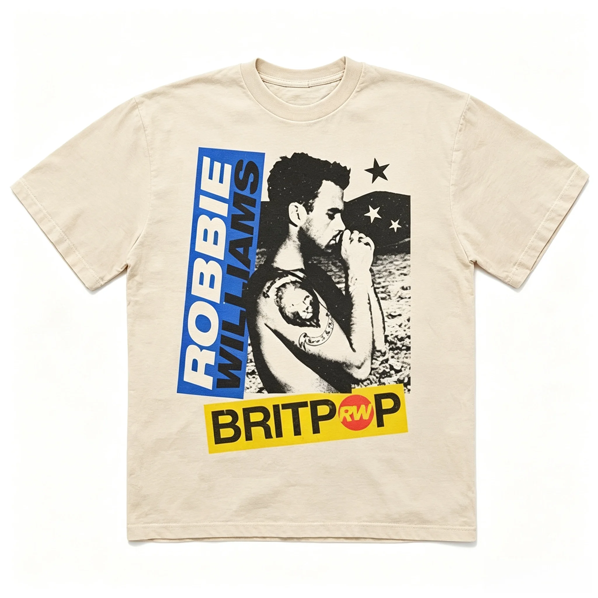 Robbie Williams Britpop Album Coming 2026 Shirt Unisex Cotton Oversized Fashion Pure Cotton T-shirt Y2k Style Retro Clothing