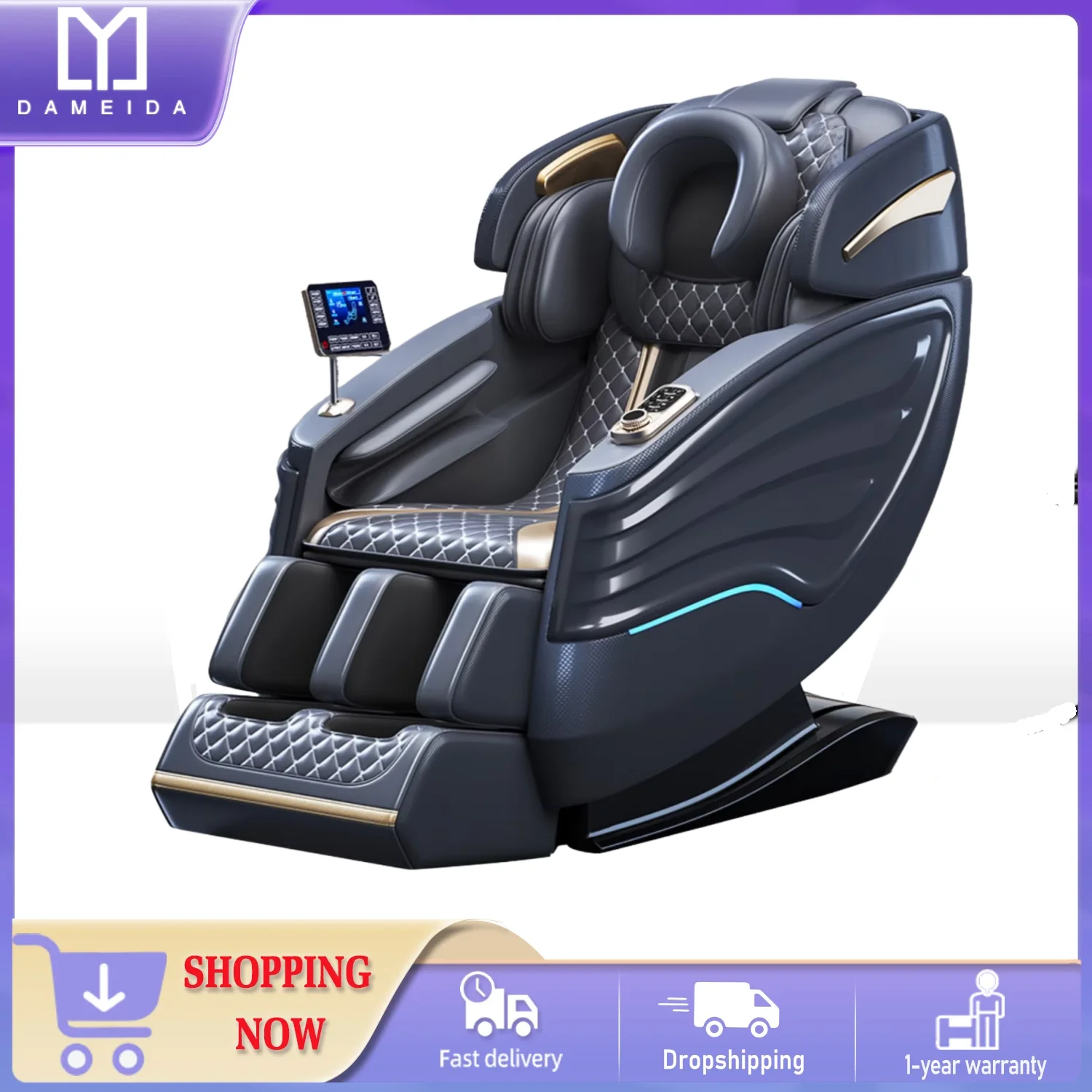 

Massage Chair Full Body, New Model Home Office Factory ,Electric Heating Kneading Luxury Zero Gravity Recliner Massage Chair.