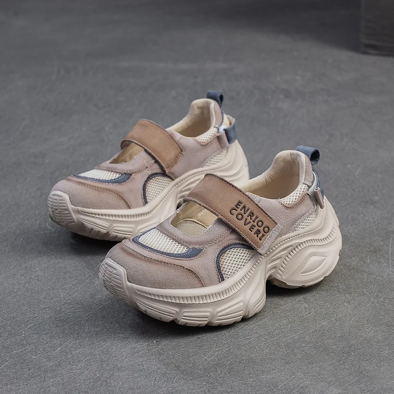 

Широкие легкие летние сандалии-кроссовки для воды, быстросохнущие, нескользящие, с дышащей сеткой и отверстиями