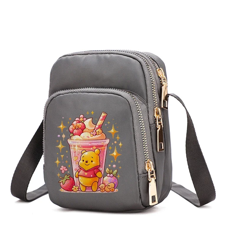 

Winnie the Pooh Crossbody Bag Women Shoulder Bags Teenie Weenie Tote Bag Female Underarm Phone-Bag Fashion Collocation Trendy