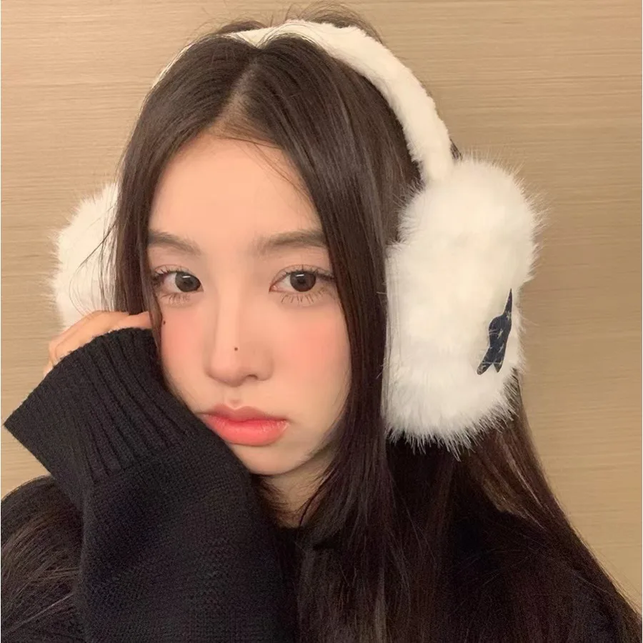 Fashion New Shining Star Earmuffs Winter Warm Soft Thickened Woman Ear Muffs Warm Outdoor Trendy Clothing Accessories