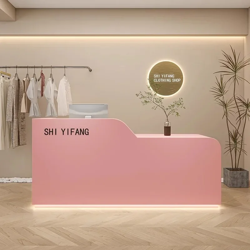 Recepção Minimalista, Recepção Pequena, Recepção de Roupas, Bar Counter, Móveis Loja