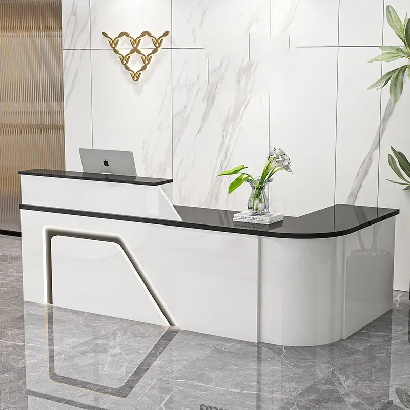 Bar Church Pulpit Reception Desk Office White Mobile Pulpitos Hair Salon Counter Register Podium Stand Kassentisch Furniture