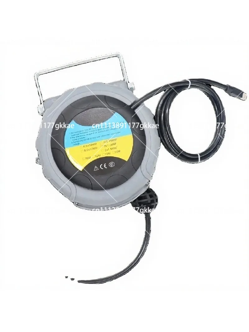 Retractable CAT5 Ethernet Cable Reel 3-7.5M Portable Network Extension Cord Drum for Home Office